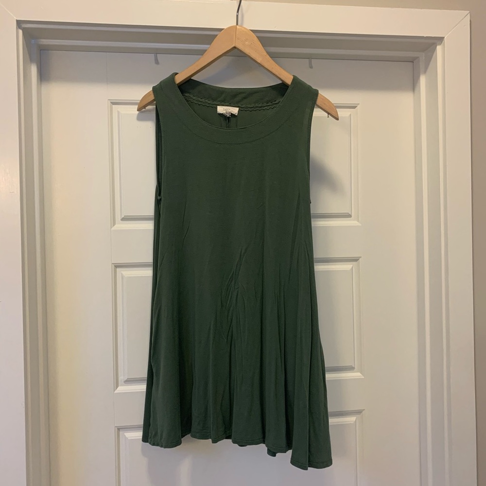 Green Tunic W/ Pockets
